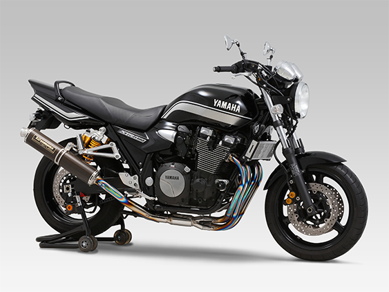 ヨシムラ XJR1300 マフラー フルエキゾーストマフラー  機械曲チタンサイクロン LEPTOS 政府認証